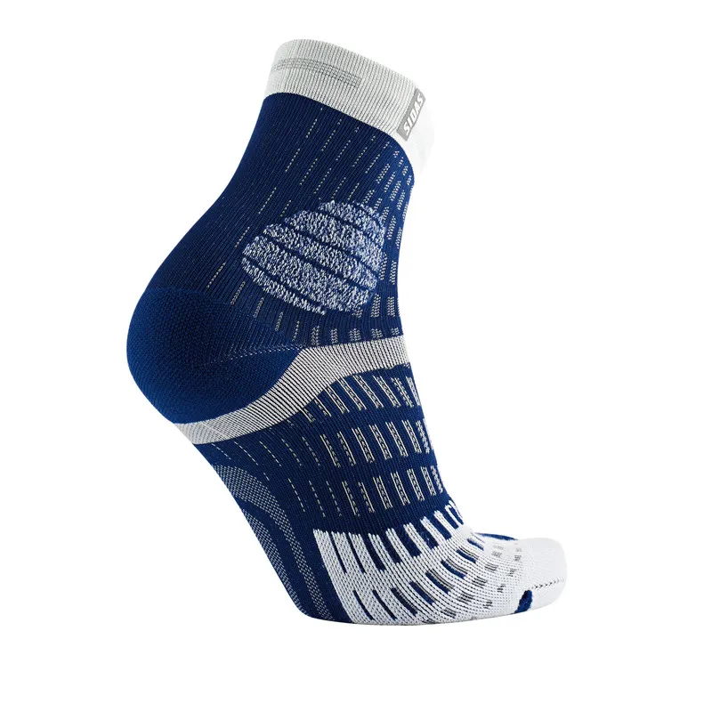 Sidas Free Trail Unisex Running Socks in Blue/Grey-1