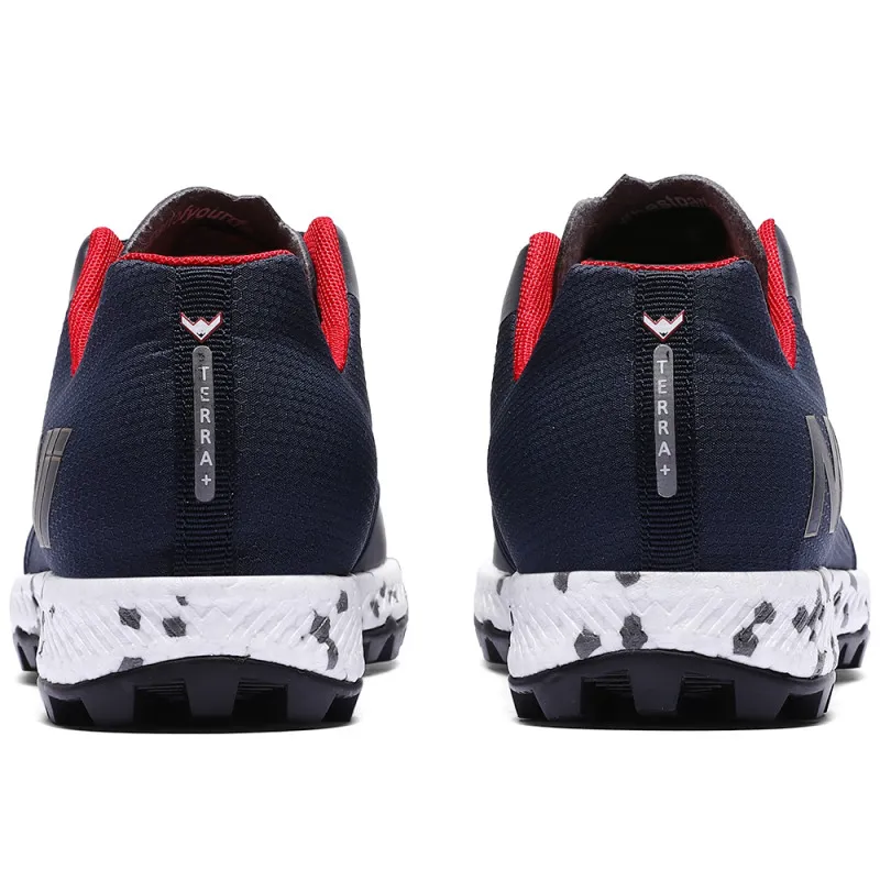 Nvii Terra TT Unisex Trail/Fell Running Shoe in Dark Blue/Red/Gold-4