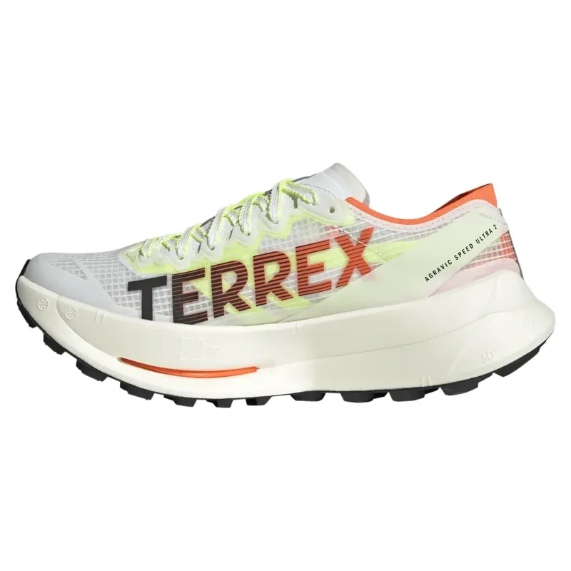 Terrex Agravic Speed Ultra 2 Women's Trail Running Shoe in Cloud White/Core Black/Reflective Silver-3
