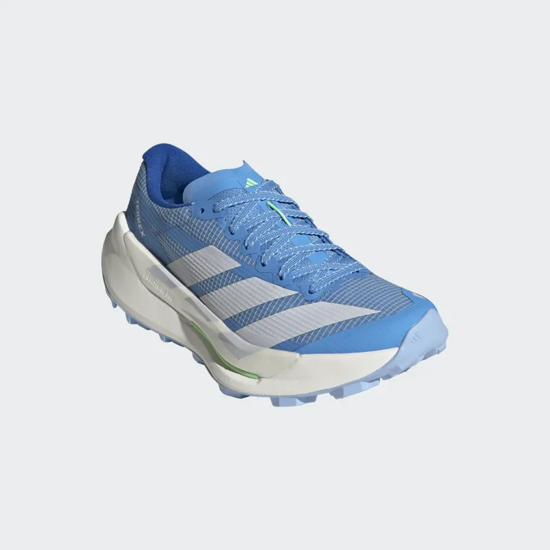adidas Terrex Agravic TT Women's Trail Running Shoe in Blue Burst/Dash Grey/Lime-4