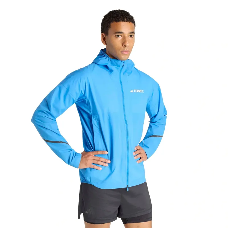 adidas Terrex Xperior 2.5L Light Climaproof Men's Rain Jacket in Rayblu-1
