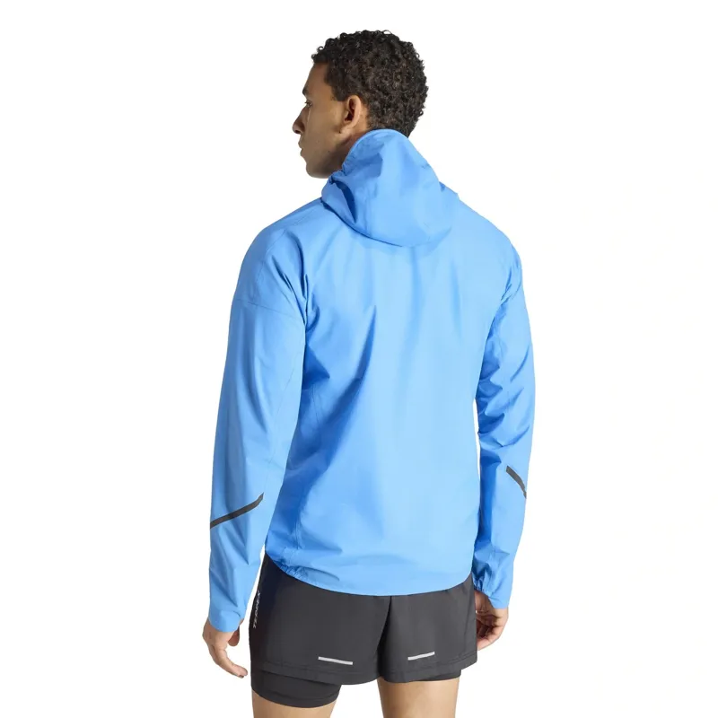 adidas Terrex Xperior 2.5L Light Climaproof Men's Rain Jacket in Rayblu-2