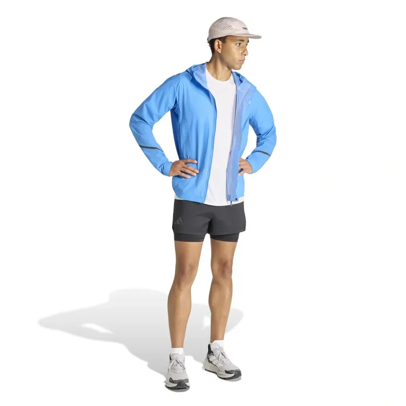 adidas Terrex Xperior 2.5L Light Climaproof Men's Rain Jacket in Rayblu-3