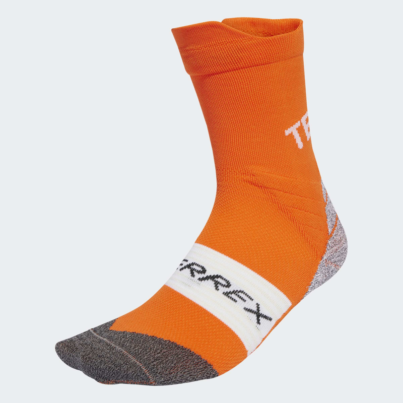 Terrex Xperior Climacool Trail Crew Socks in Semi-Impact Orange