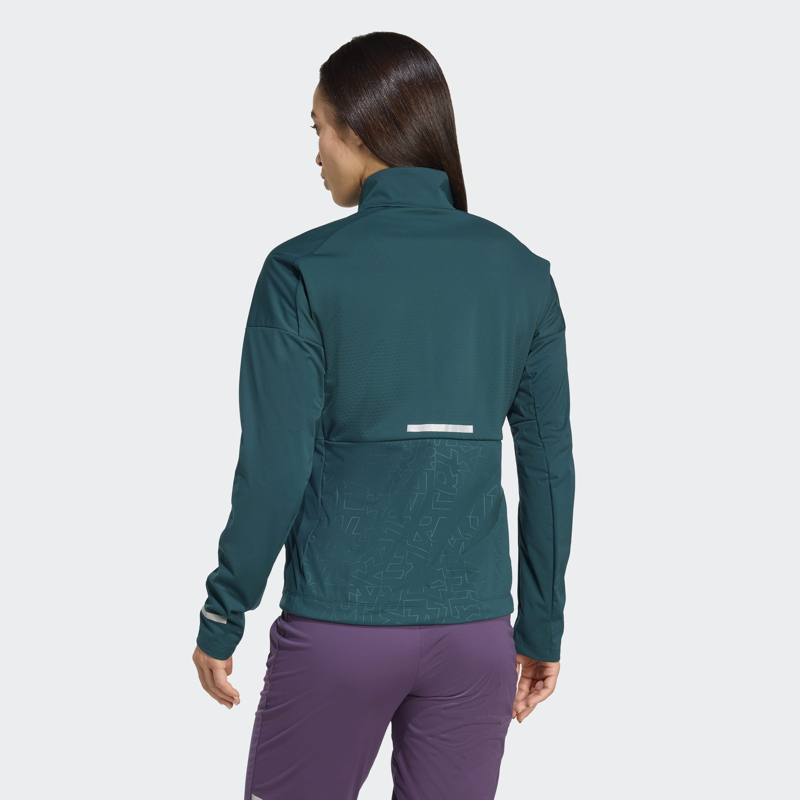 adidas Terrex Xperior Cross-Country Ski  Women's Softshell Jacket in Aurora Ivy-2