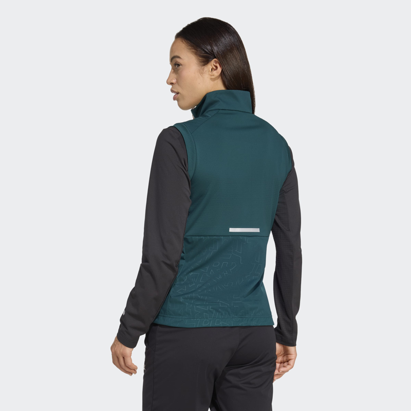 adidas Terrex Xperior Cross-Country Ski Women's Softshell Vest in Aurora Ivy-2