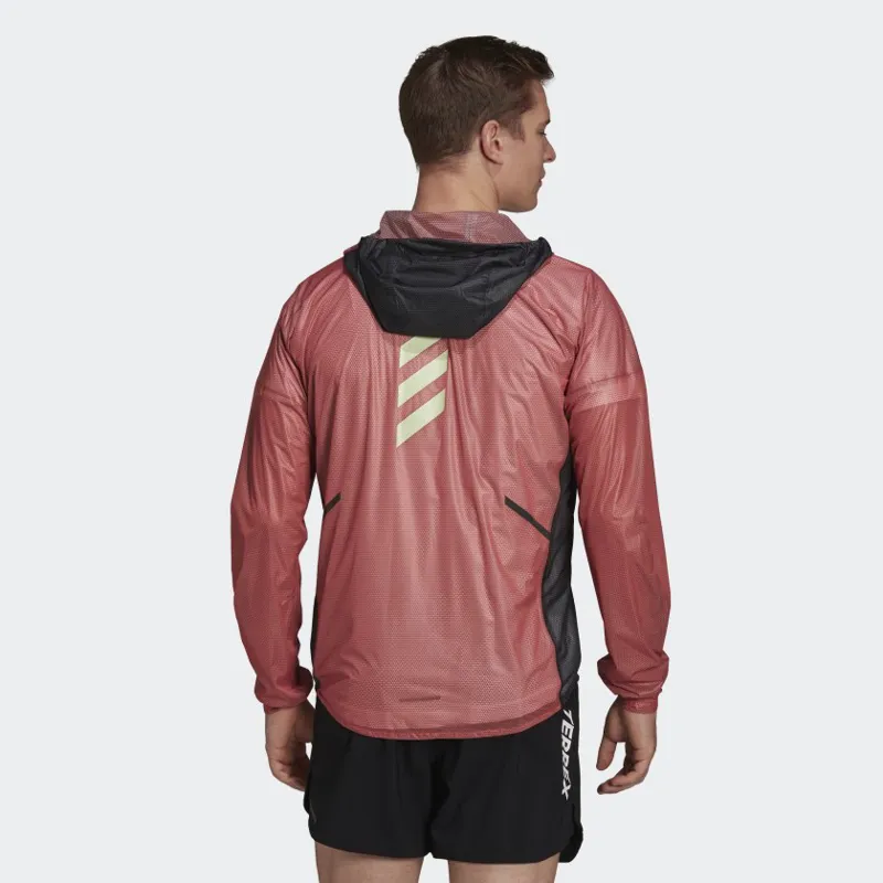 adidas Terrex Agravic Rain Jacket Men's WP Running Jacket in AltAmb-3