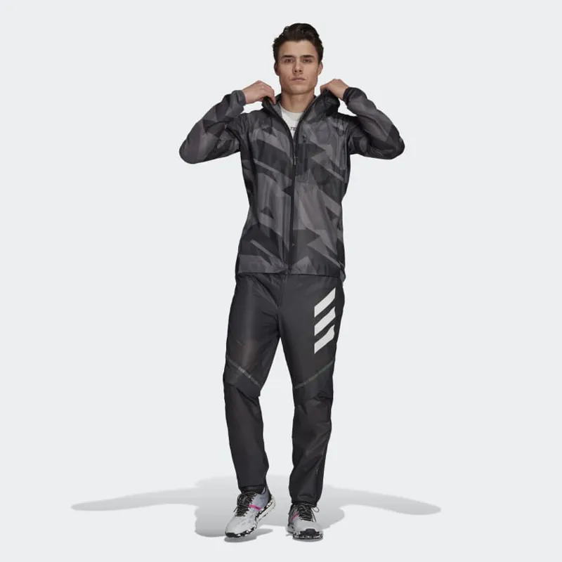 adidas Terrex Agravic Rain Pants Waterproof Running Trouser in Black-5