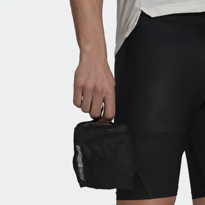 adidas Terrex Agravic Rain Pants Waterproof Running Trouser in Black-8