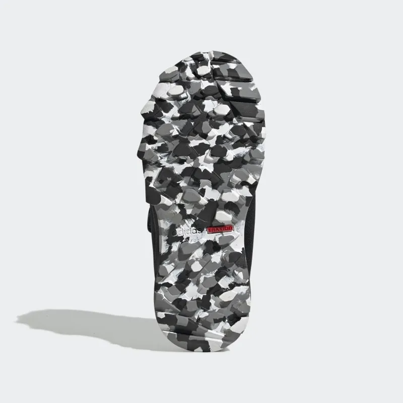 adidas Terrex Agravic Boa Kids Running/Walking Shoe in Core Black/Cloud White/Grey Three-1