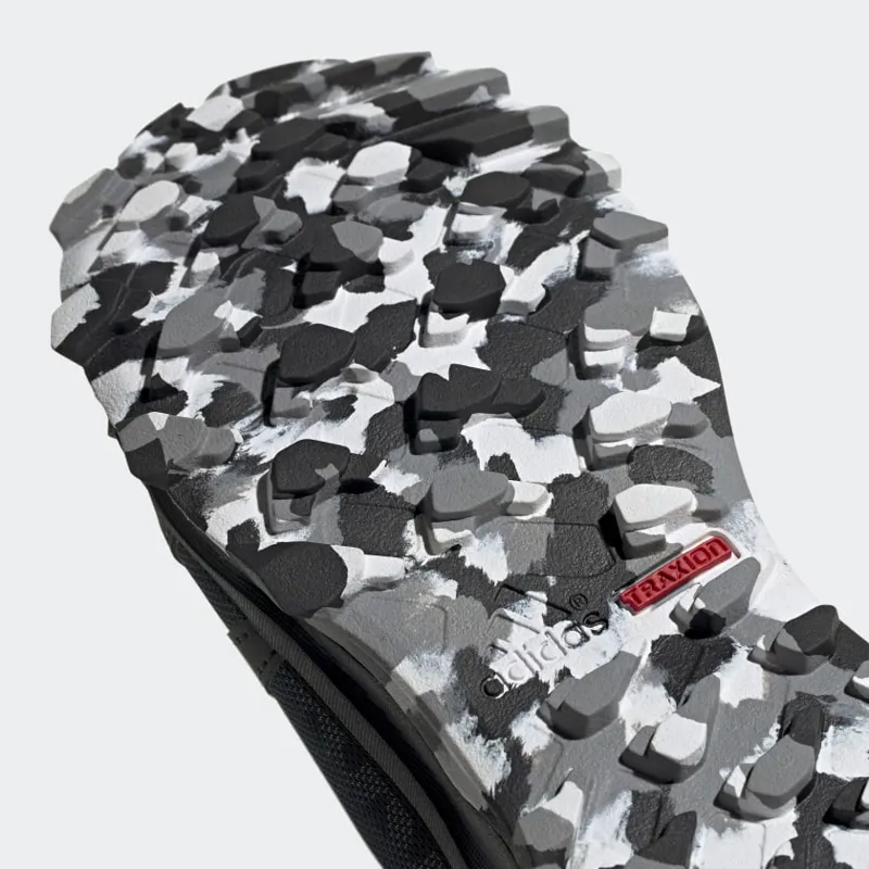 adidas Terrex Agravic Boa Kids Running/Walking Shoe in Core Black/Cloud White/Grey Three-6