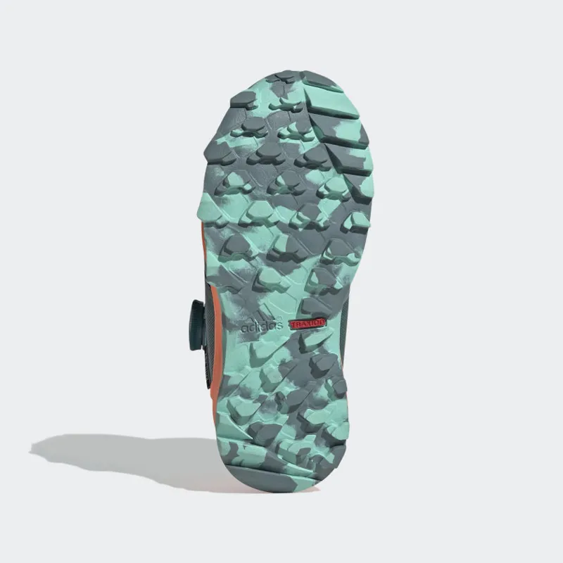 adidas Terrex Agravic Boa Mid Rain.RDY Kid's Hiking Shoe in HaE/AcM/SO-1