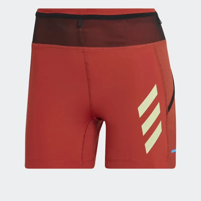 adidas red running shorts