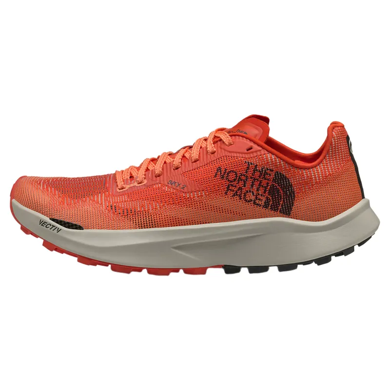 The North Face Summit Vectiv Sky 2 Unisex Trail Running Shoe in Lava Red/Calacatta-3