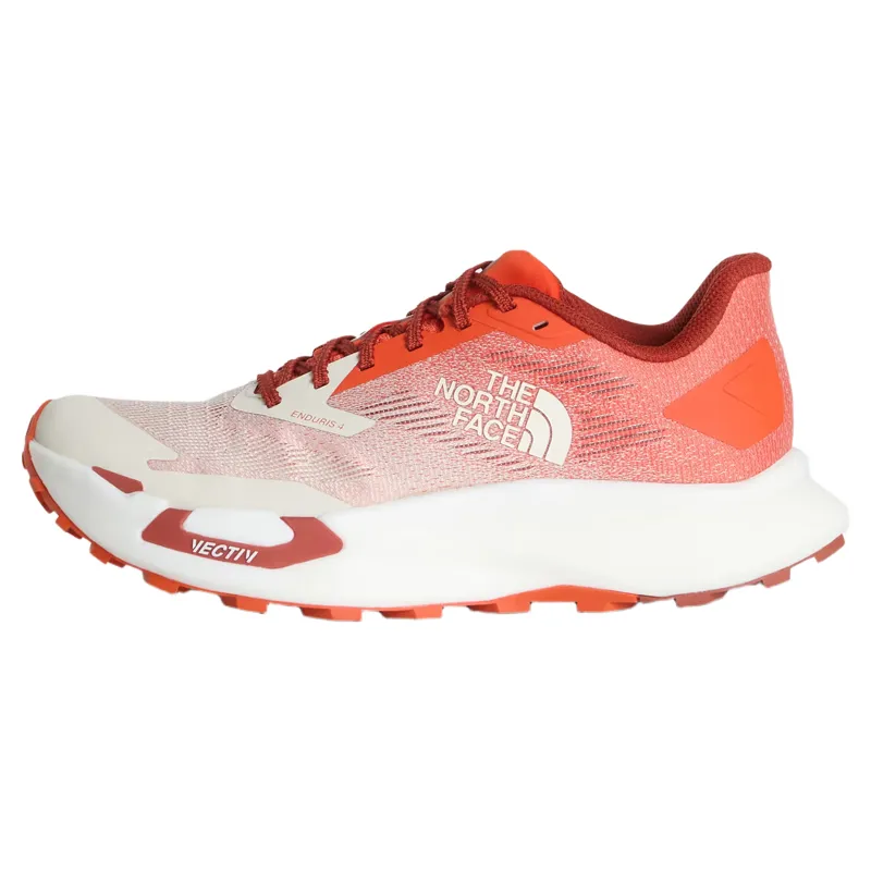 The North Face Vectiv Enduris 4 Men's Trail Running Shoe in Lava Red/Calacatta-3