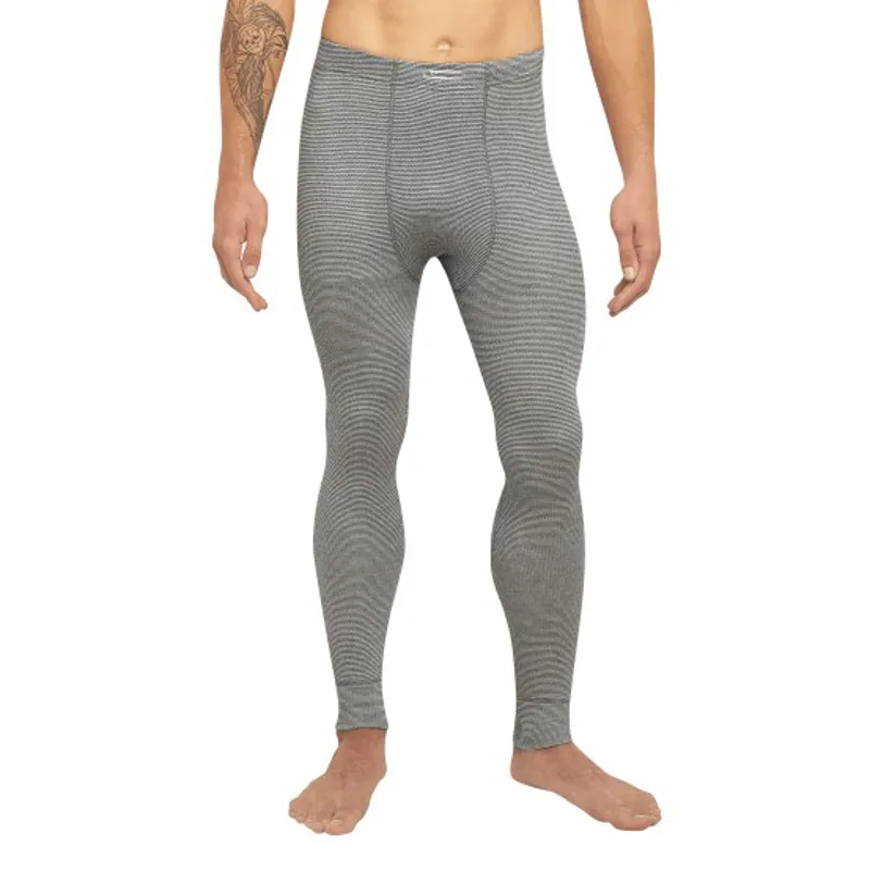 Thermowave Originals Mens Baselayer Pants in Mid Grey Melange