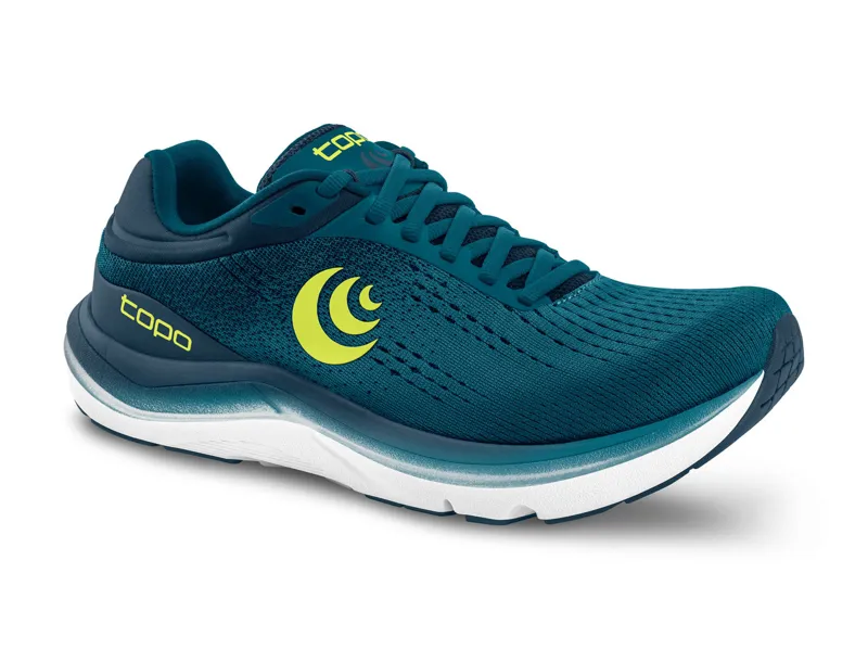 Topo Athletic Magnifly 5 Men's Road Running Shoe in Blue/Green-4