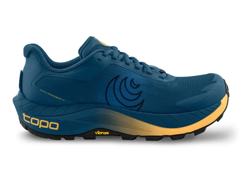 Topo Athletic MTN Racer 4 Men's Trail Running Shoe in Navy/Orange