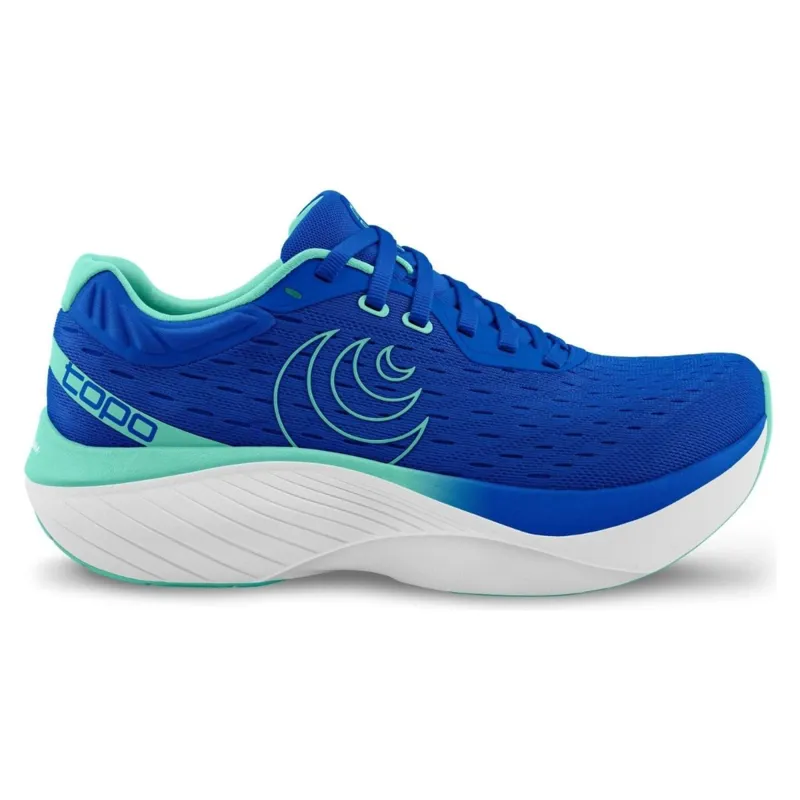 Topo Atmos Women's Road Running Shoe in Blue/Aqua 