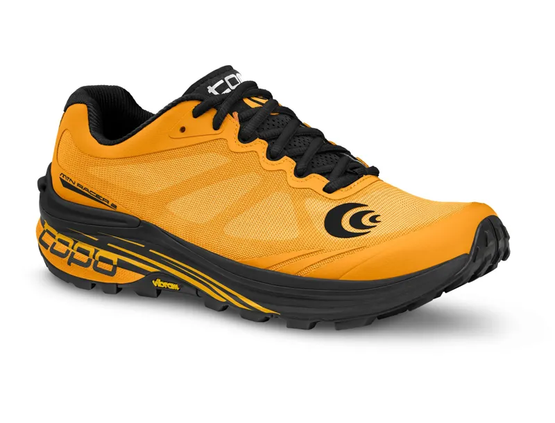 Topo MTN Racer 2 Men's Trail Running Shoes in Mango/Black-6
