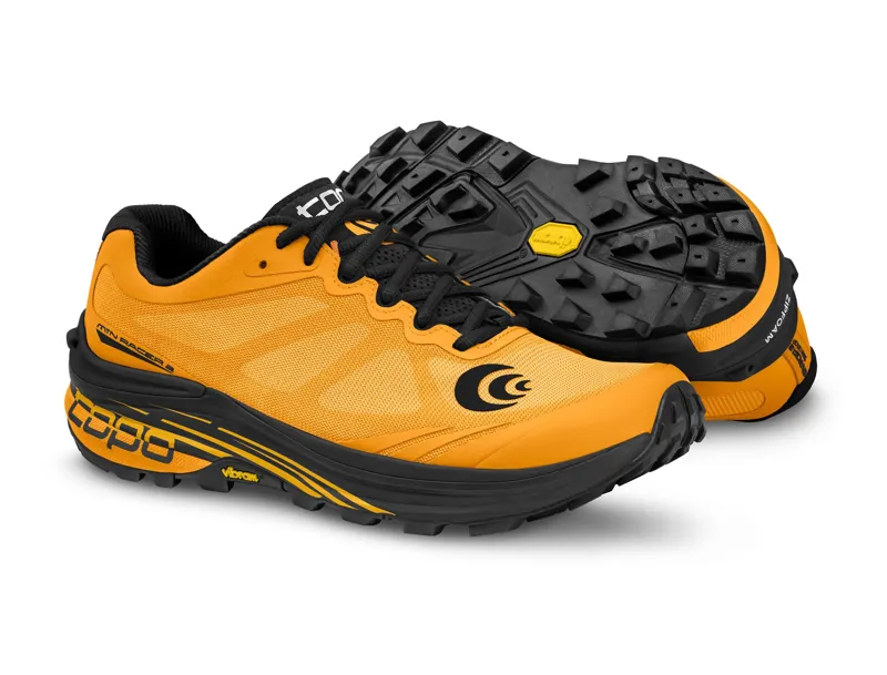 Topo MTN Racer 2 Men's Trail Running Shoes in Mango/Black-4