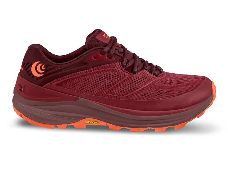 Topo Ultraventure 2 Womens Trail Running Shoe in Berry/Orange