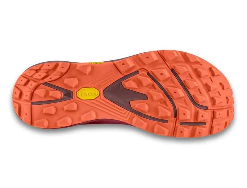 Topo Ultraventure 2 Womens Trail Running Shoe in Berry/Orange-1