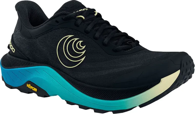 Topo Ultraventure 4 WIDE Women's Trail Running Shoe in Black/Lime-3