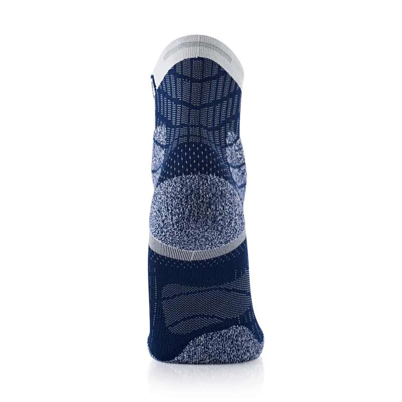 Sidas Trail Protect Unisex Running Sock in Blue Marine/Grey-2