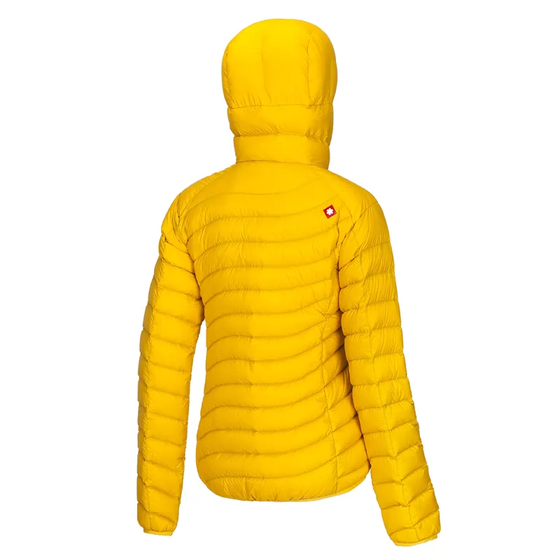 Ocun Women's Tsunami Down Jacket in Yellow/Blue-1