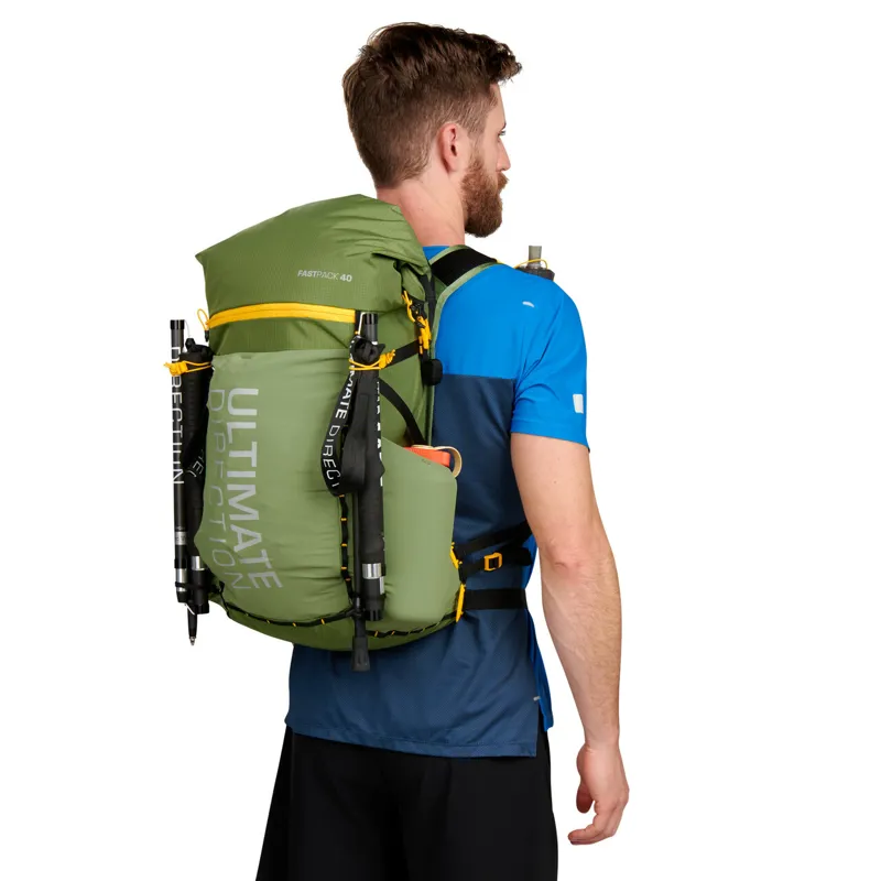 Ultimate Direction Fastpack 40 Running/Hiking Backpack in Spruce-7