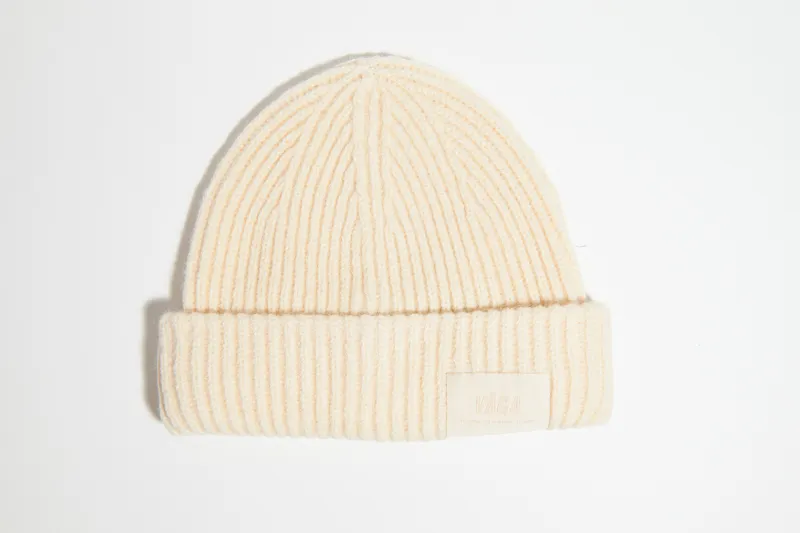 Vaga Midweight Beanie in Ecru
