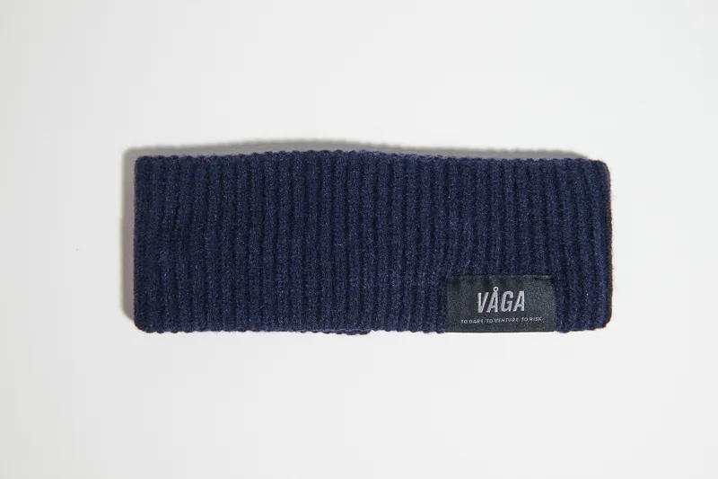 Vaga Midweight Headband in Navy Blue-1