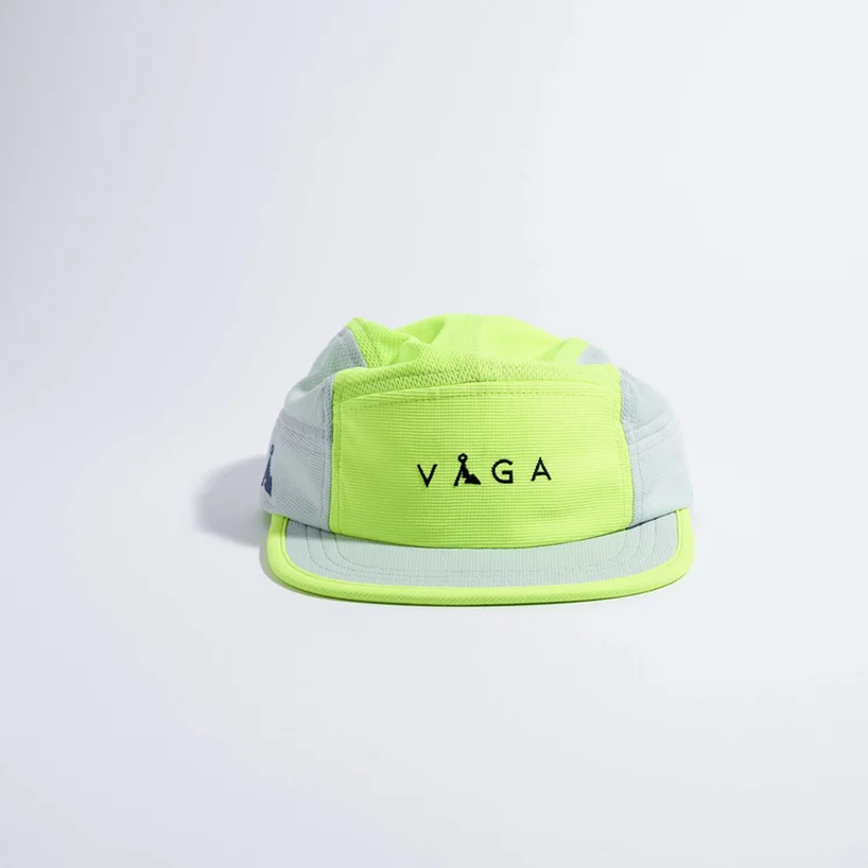 Vaga Club Cap in Mint/Neon Yellow