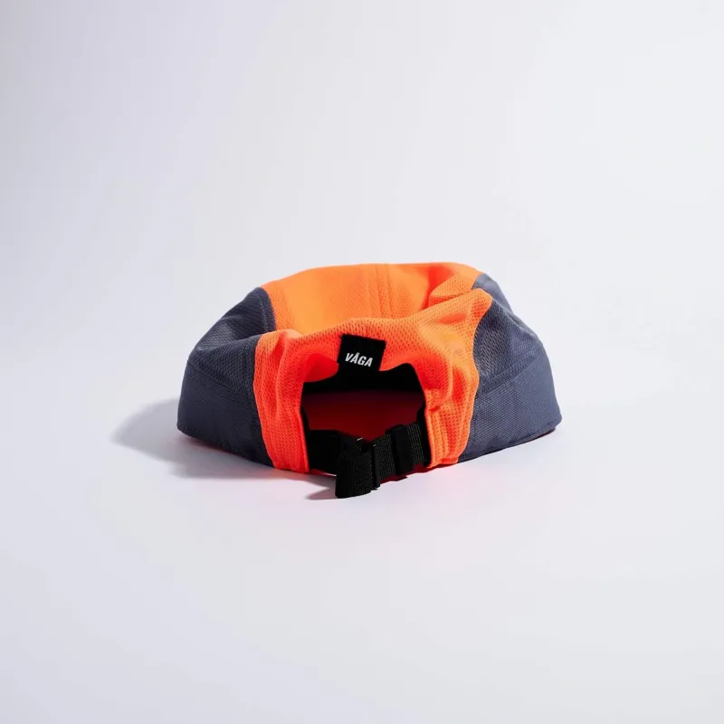 Vaga Club Cap in Neon Coral/Slate Blue-3