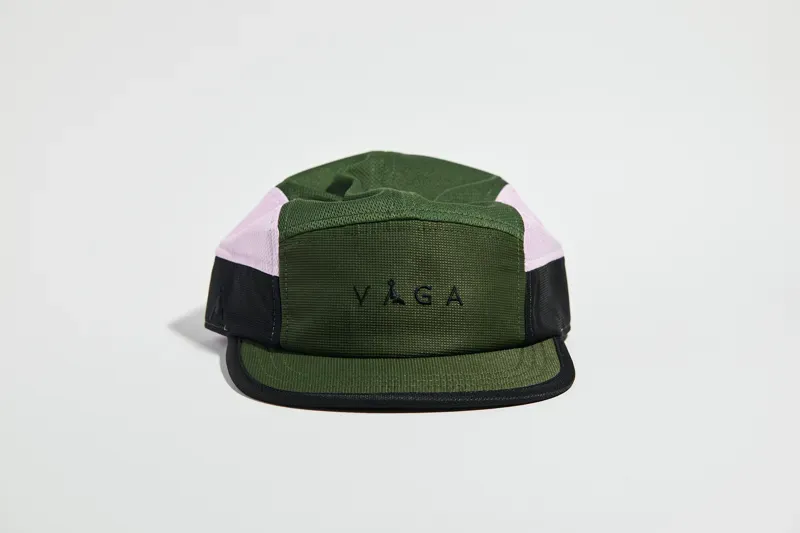 Vaga Club Cap in Utility Green/Black/Light Pink