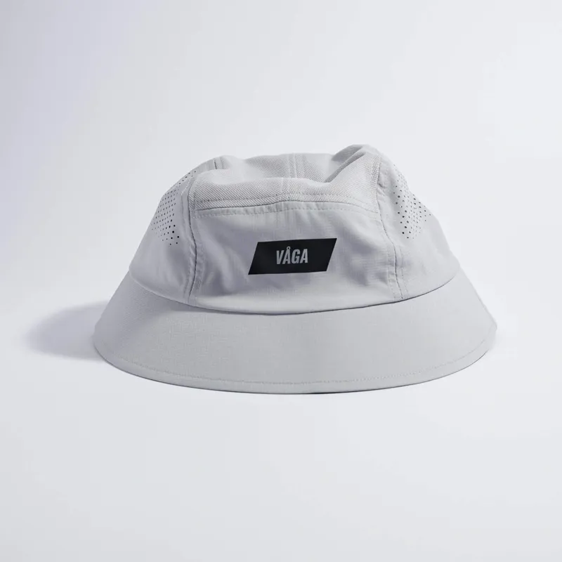Vaga Feather Bucket Hat in Aluminium Grey