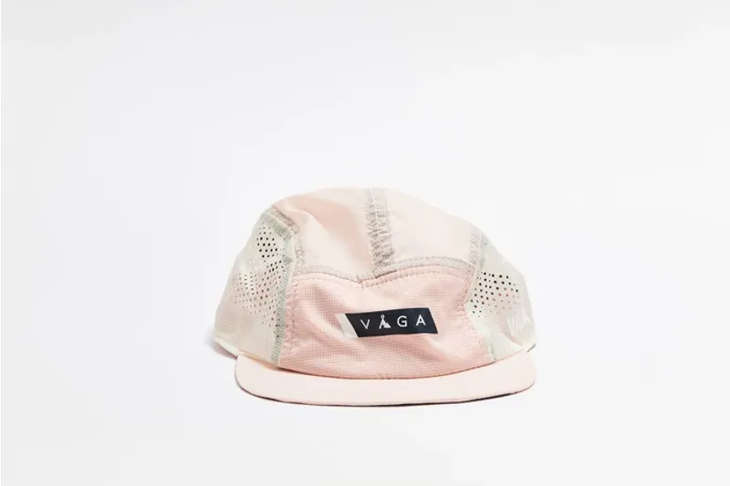 Våga Wind Resistant Feather Racing Cap in Blush/Dusty/Lilac/White -1