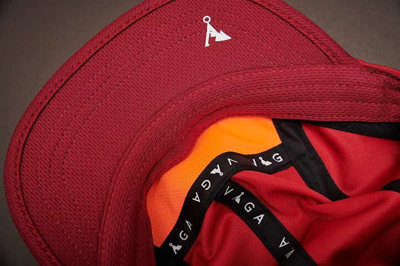 Våga Night Club Running Cap in Flame Red-8
