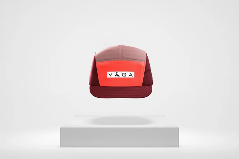 Våga Running Club Cap in Sundown-4