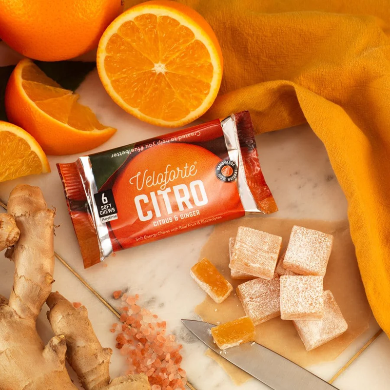 Veloforte Natural Energy Chews in Citro - Citrus and Ginger-1