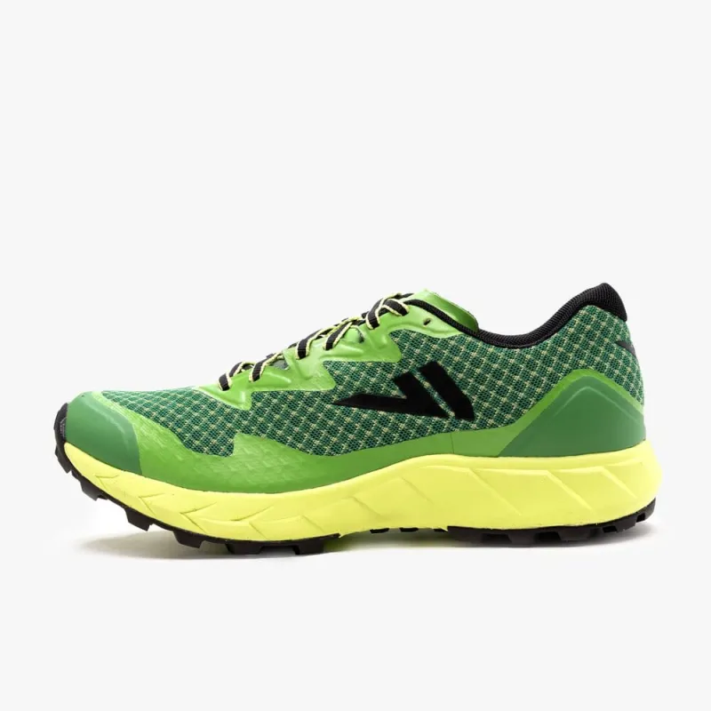 VJ Sport Ultra Unisex Trail Running Shoe in Green/Yellow-3