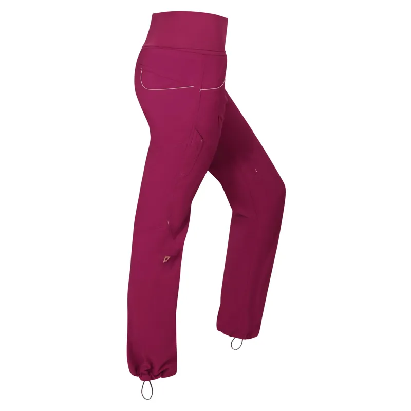 Ocun Noya Pant Women's Climbing Trouser in Wine Rhododendron-1