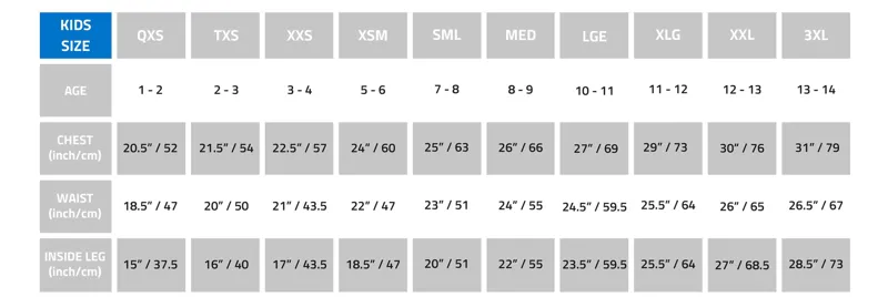 Sola Kid's Storm 3/2mm Fullsuit Wetsuit in Blue/Camo-1