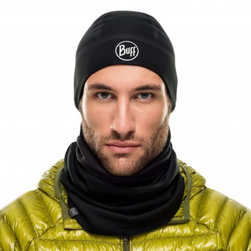 Buff Windproof Hat in Black-1