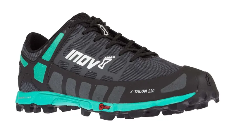 Inov8 X-Talon 230 Womens Fell Running Shoe in Grey/Teal-4