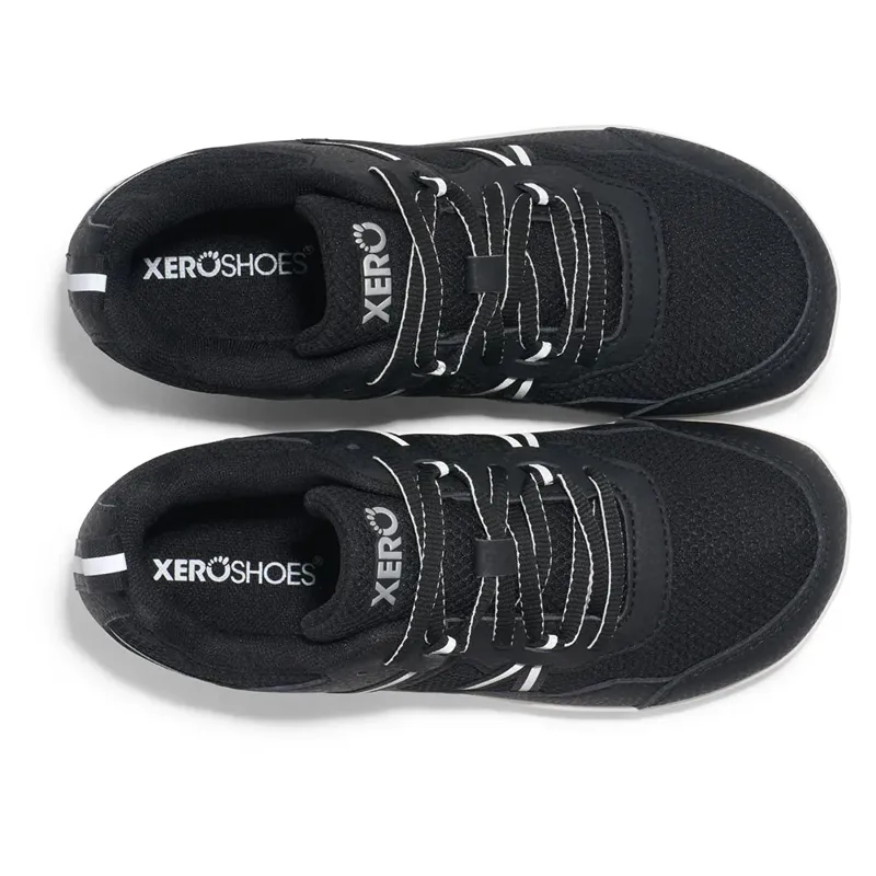 XeroShoes Kids Prio Unisex Barefoot Shoe in Black/White-4