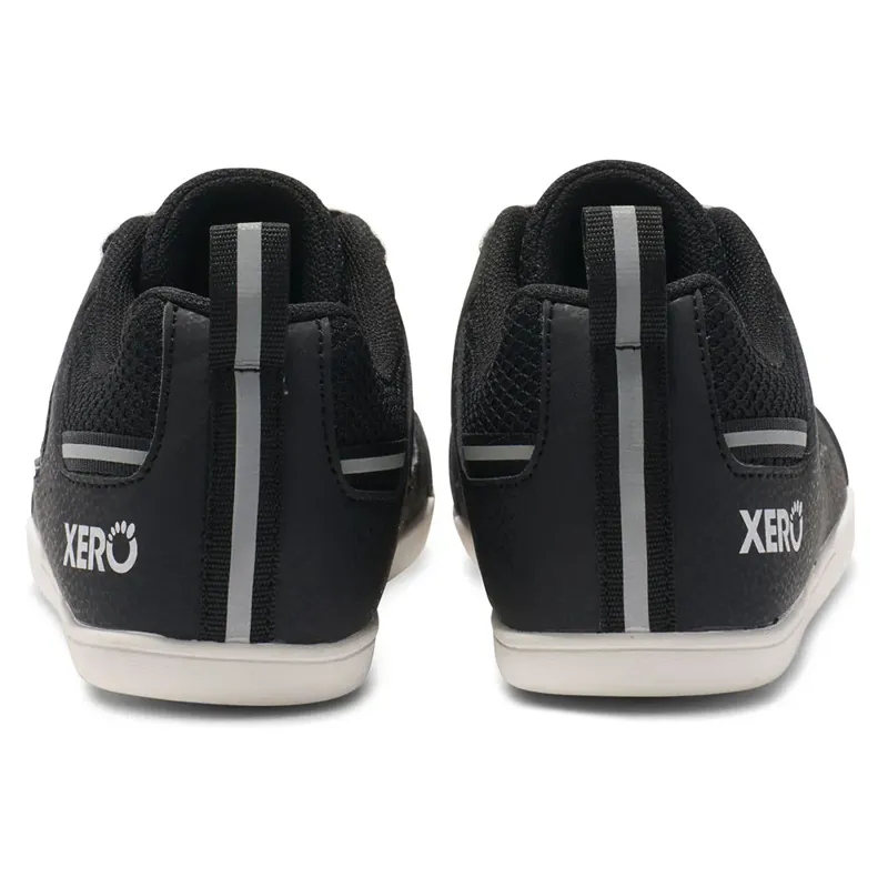 XeroShoes Kids Prio Unisex Barefoot Shoe in Black/White-6