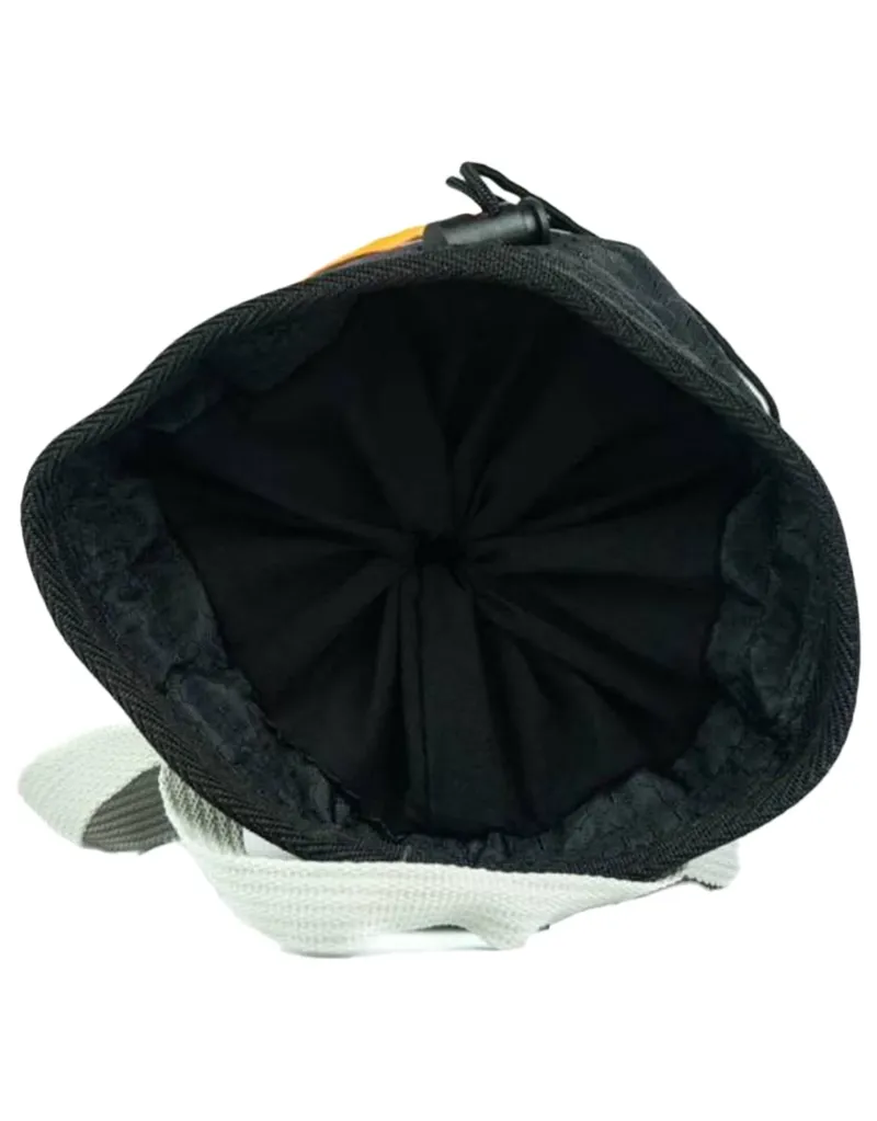 Y and Y Vertical Basic Chalk Bag in Black/Orange-2