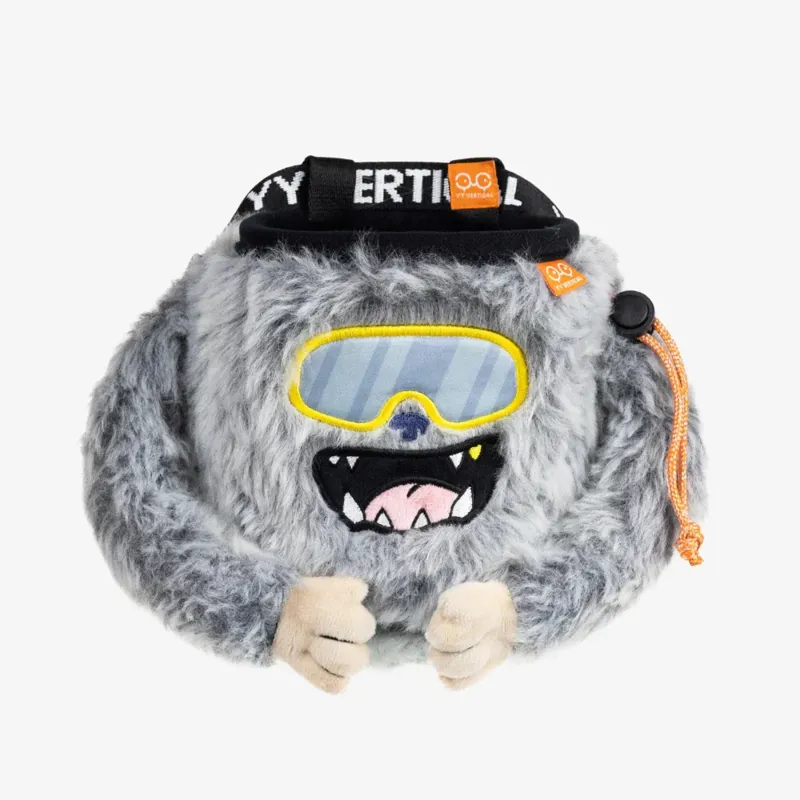 Y and Y Vertical Yeti Chalk Bag in Grey